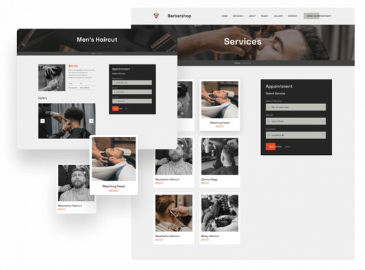 Grow Your Business - Custom Professional Barber Website